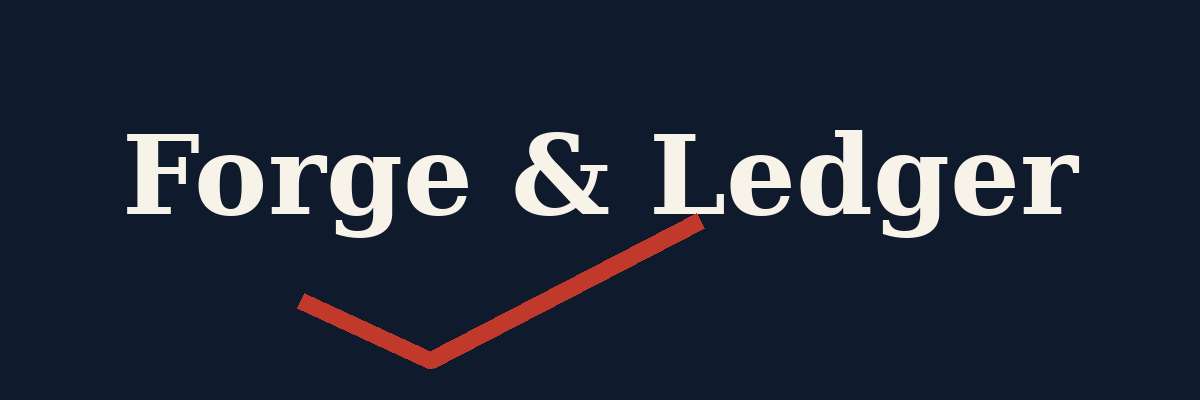 Forge & Ledger wordmark